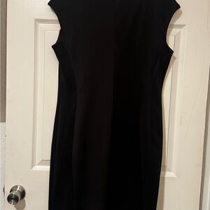 Covington Black Sleeveless Mini Dress